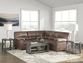 Orleans Furniture - Ashley Furniture - WillowBend Sectional - RAF 2-Piece Sectional / Caramel - PC27704S1